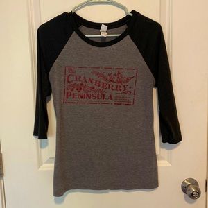Cranberry Peninsula Baseball Tee